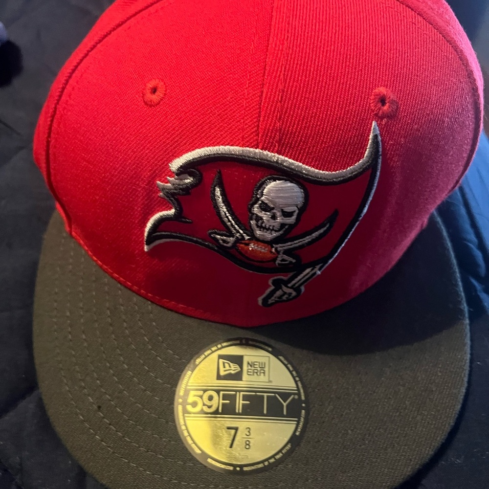 New Era Red Tampa Bucs Fitted Cap